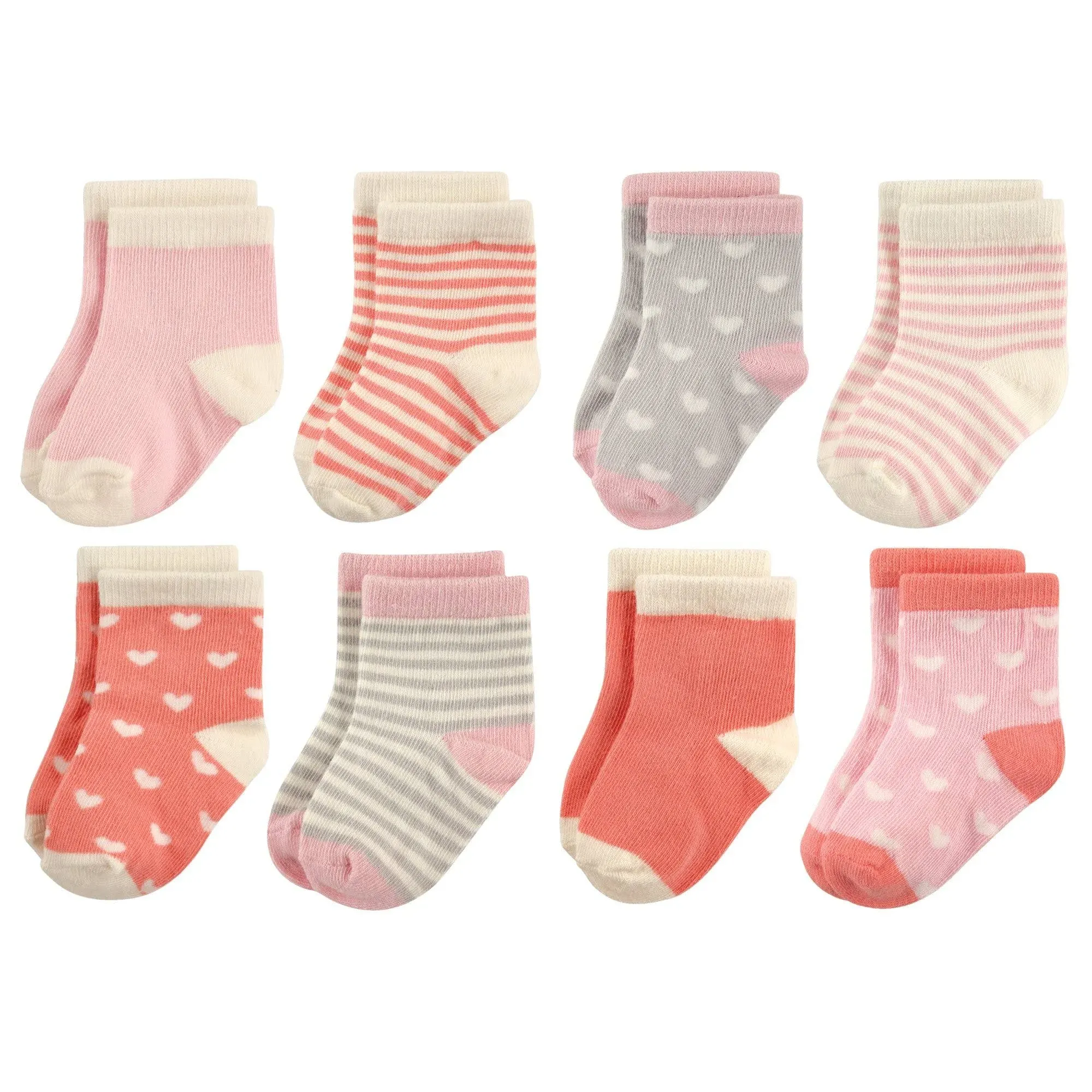 Hudson Baby Cotton Rich Newborn and Terry Socks 12-24 Months