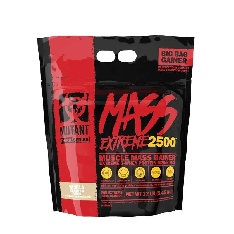 Mutant Mass Extreme Gainer – Whey Protein Powder – Build Muscle Size and Strength ...