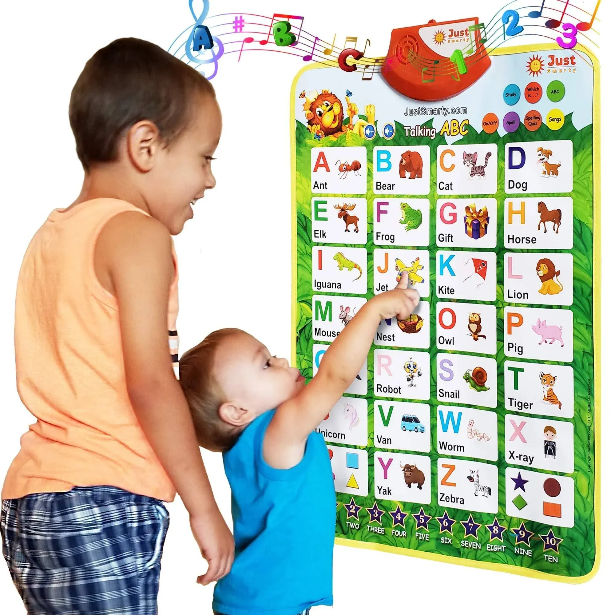 Just Smarty Alphabet Learning Toy for Boys and Girls 3 Years Old & Up ...