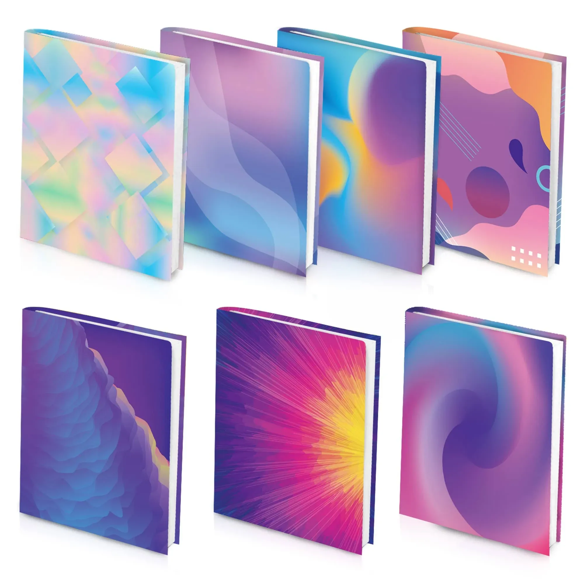 Feela Neon Pattern Book Covers