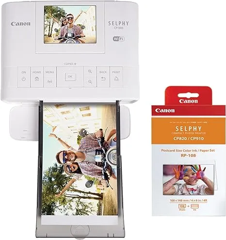 Canon Selphy CP1300 Compact Photo Printer