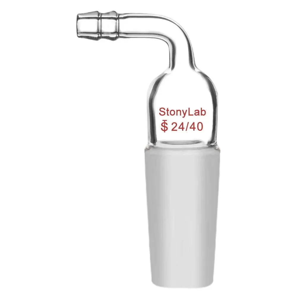 Bent Inlet Adapter, Borosilicate Glass Adapter - StonyLab