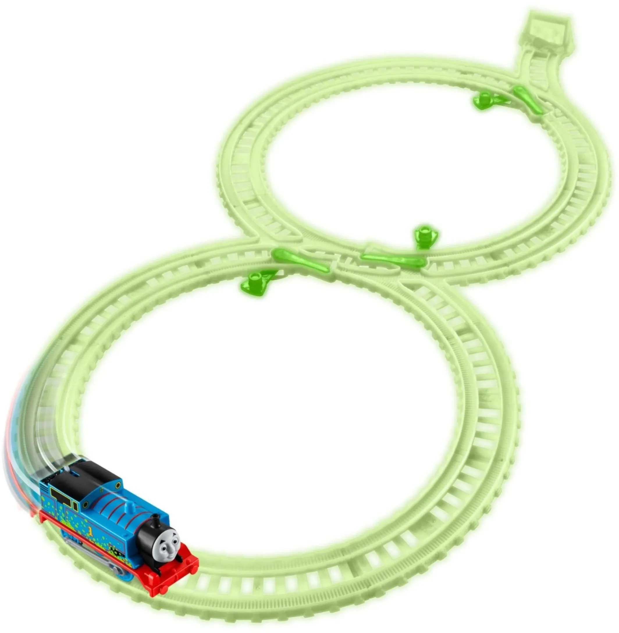 Thomas &amp; Friends Track Master Glowing Track PK 15 Track Pieces New Damaged Box