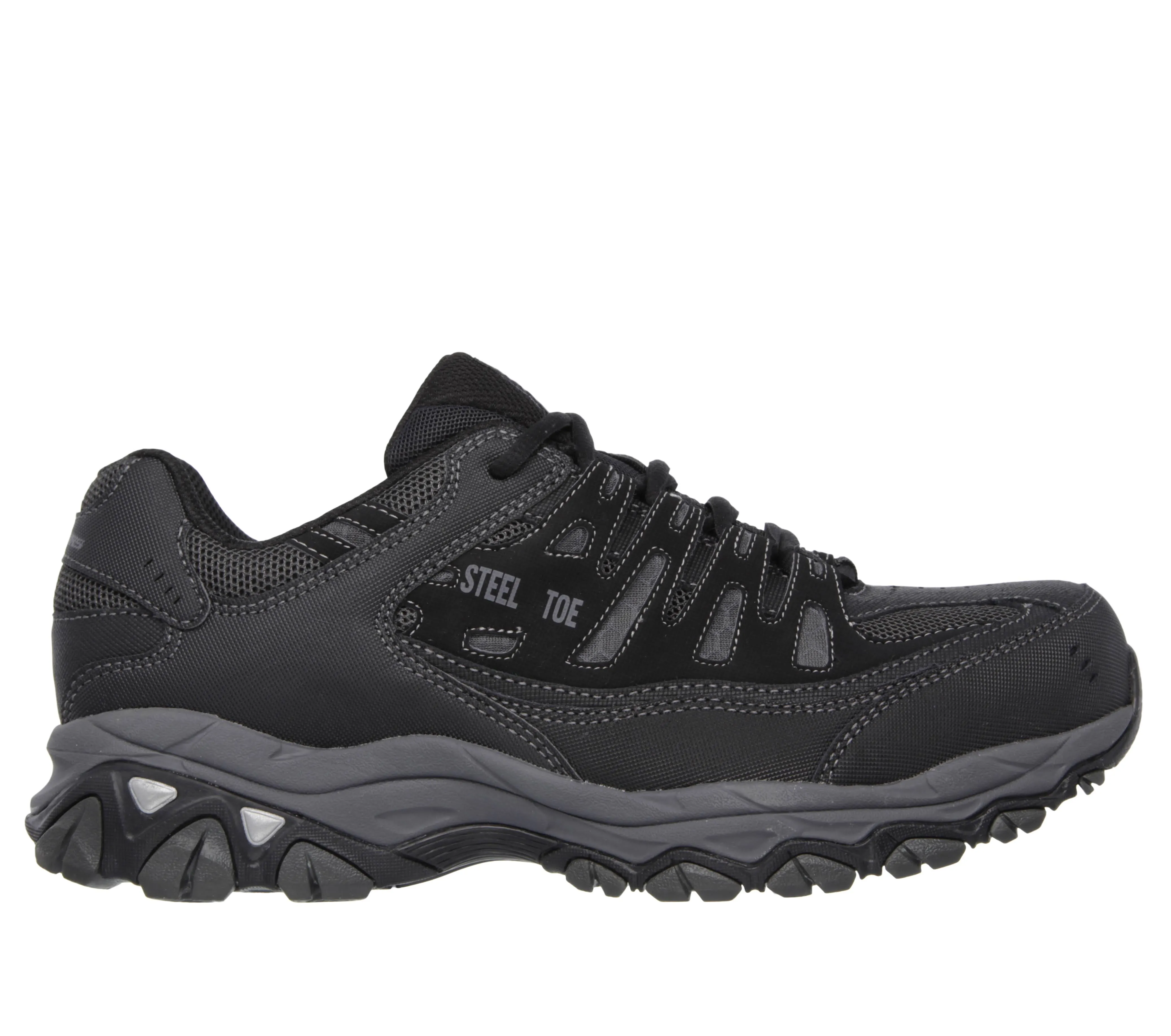 Skechers Work Cankton-77055 14 Men's Black Shoe