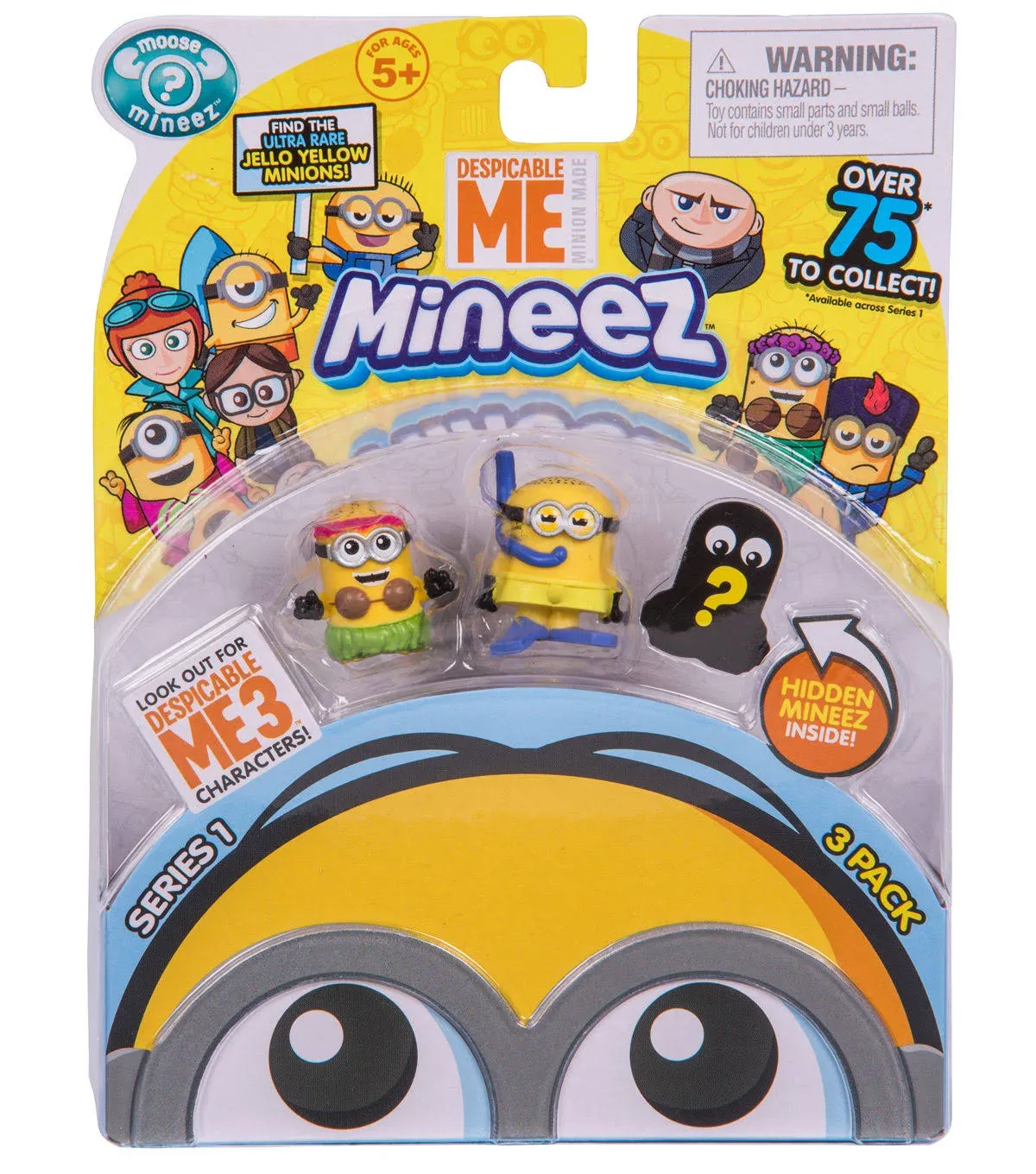 DESPICABLE ME 3 SERIES 1 3 MINEEZ 3 Pack