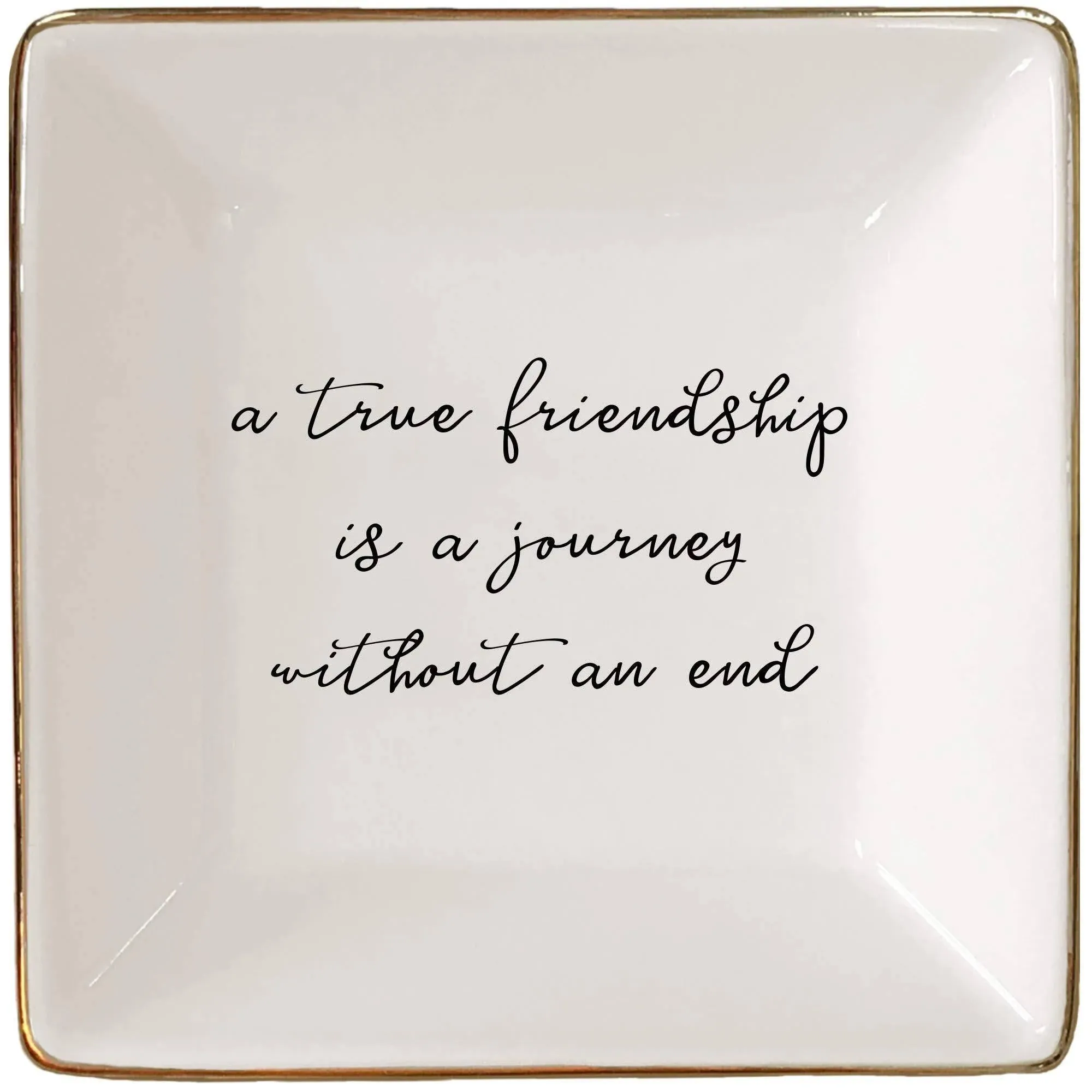 Simply Charmed Best Friend Gift for Women - Sentimental Gift - Ceramic Ring Dish ...