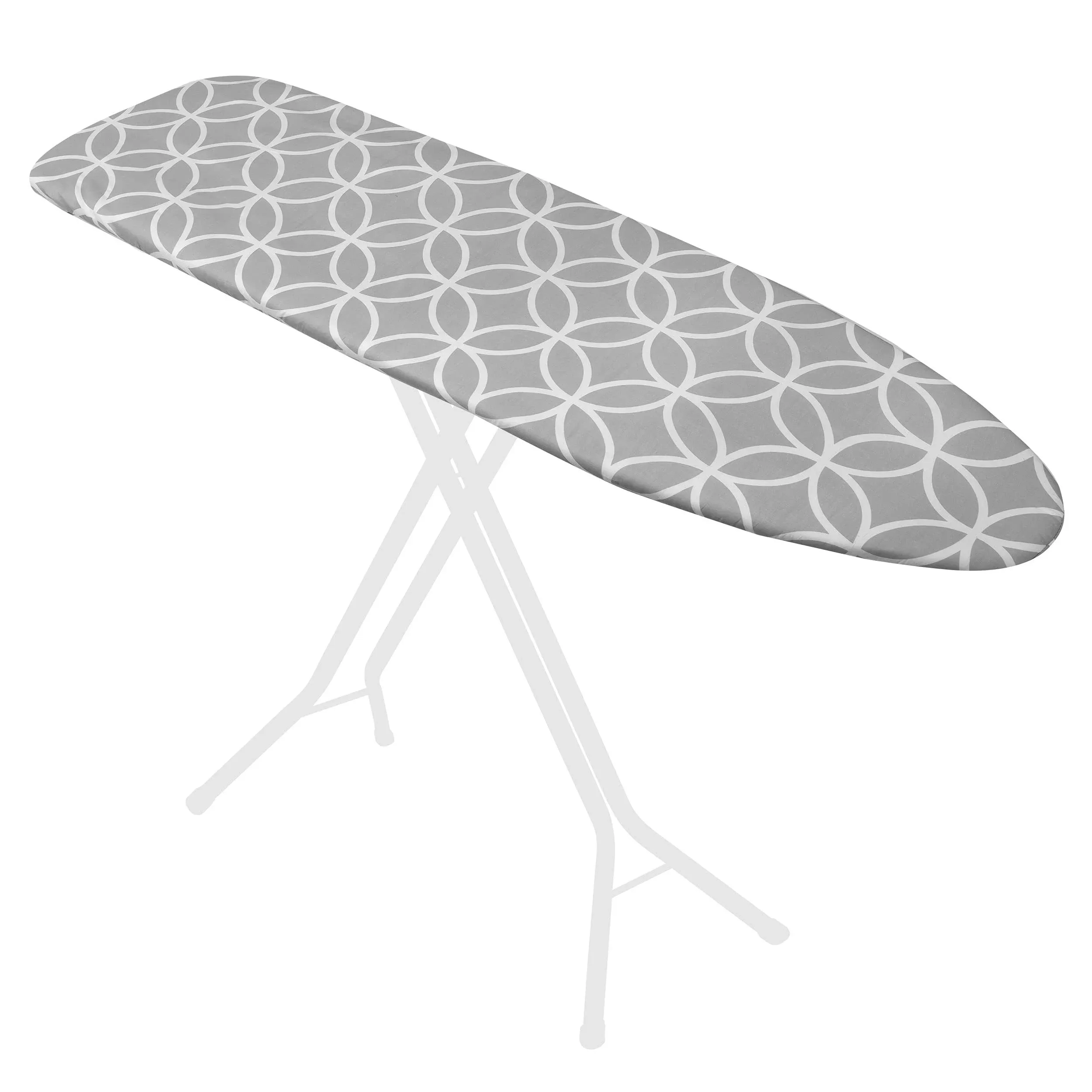 Laundry Solutions by Westex Deluxe Triple Layer Extra-Thick Ironing Board Cover & Pad 15' x 54' Fancy Circle, Ib0305a