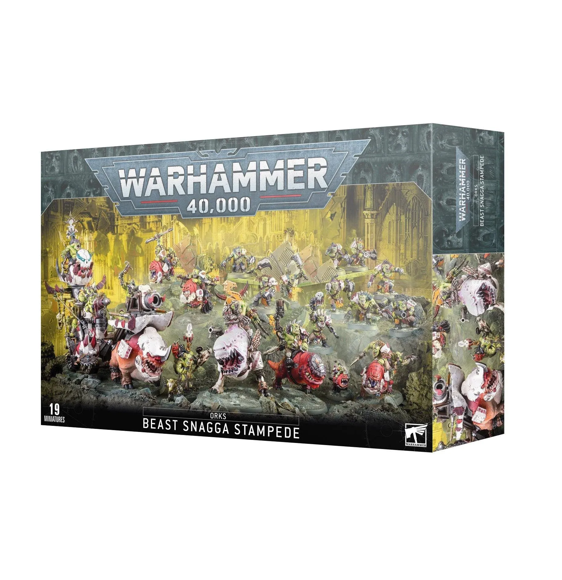 Games Workshop - Warhammer 40,000 - Battleforce - Orks: Beast Snagga Stampede, Black