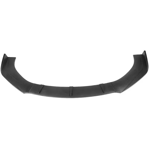 Fit 59&#034;-65&#039;&#039; Width Car Unadjustable Front Bumper Lip Spoiler 3PC Matte Black PP