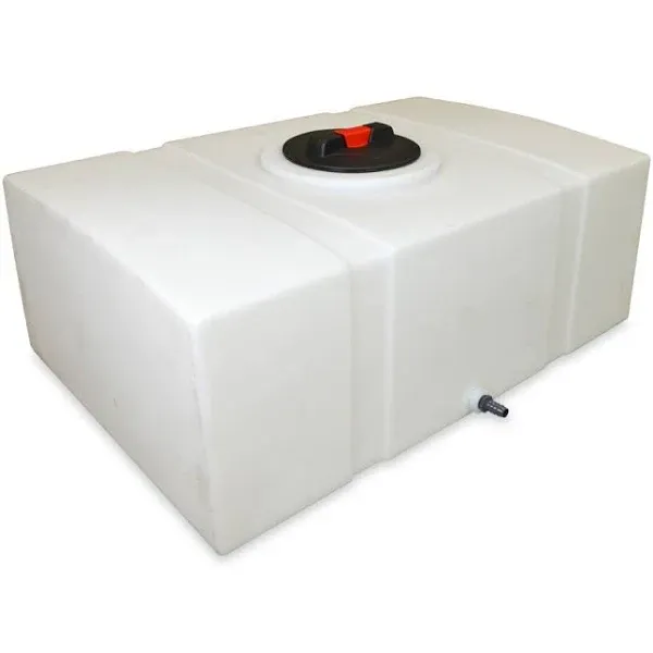 Low Profile Water Tank - 60 Gallon Capacity - 42" x 28" x 18" - Perfect for Mobile Automotive Detailing Use