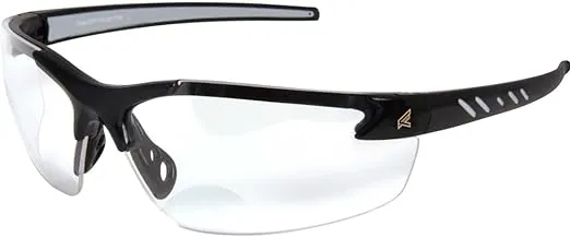 Edge Eyewear DZ111-1.5-G2 Safety Glasses Zorge G2 Clear Lens Black Frame