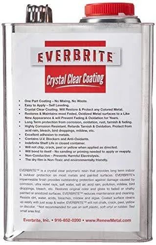 Everbrite 128 Oz. Clear, Protective Coating for Metal