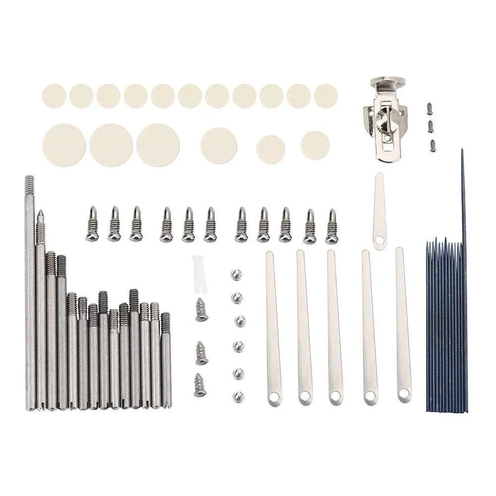 Clarinet Repair Tools Replacement Kit Set Including Clarinet Springs Rollers Spring Needles Pads Instrument Accessory Clarinet Pads Clarinet Repair Kit