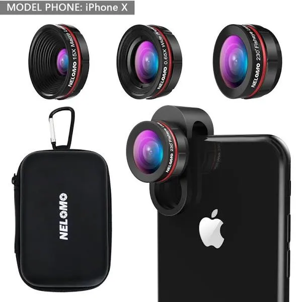 NELOMO Universal Professional HD Camera Lens Kit for iPhone XR XS... 