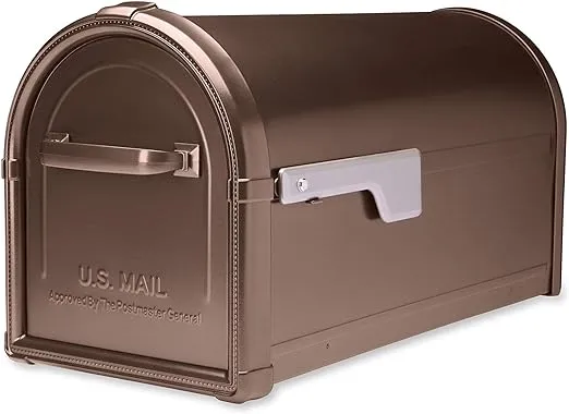 Architectural Mailboxes Hillsborough Post Mount Mailbox Copper