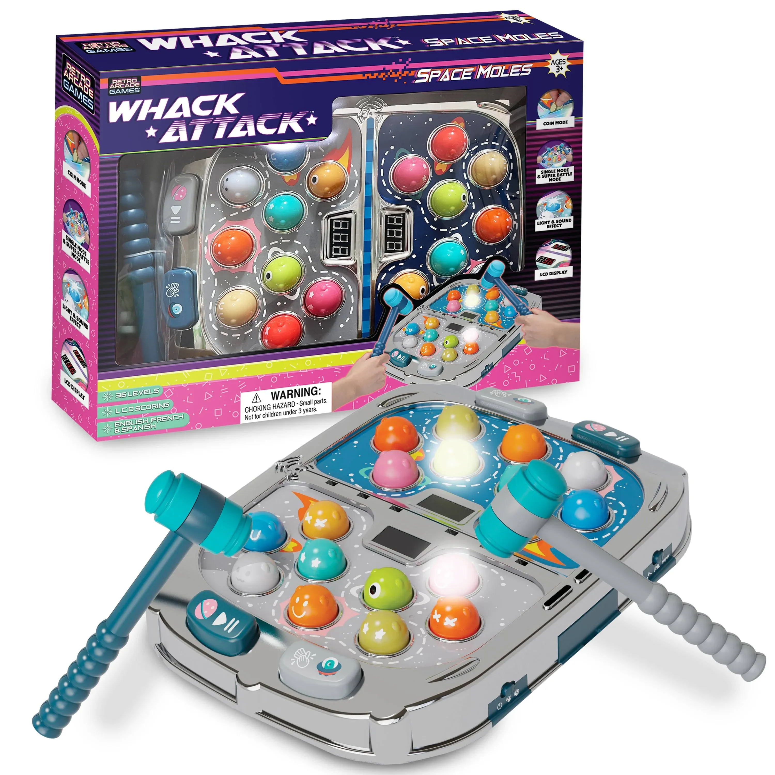 Thin Air Space Moles Whack Attack Game