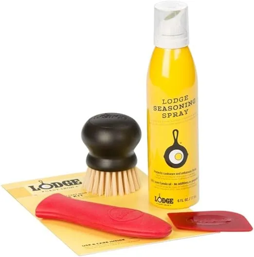 Lodge Seasoned Cast Iron Care Kit