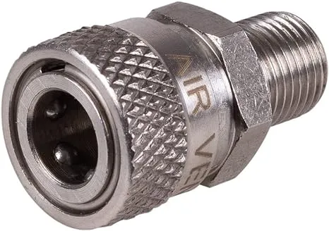 Air Venturi Foster Female Quick-Disconnect to 1/8-Inch BSPP Male 5000 PSI