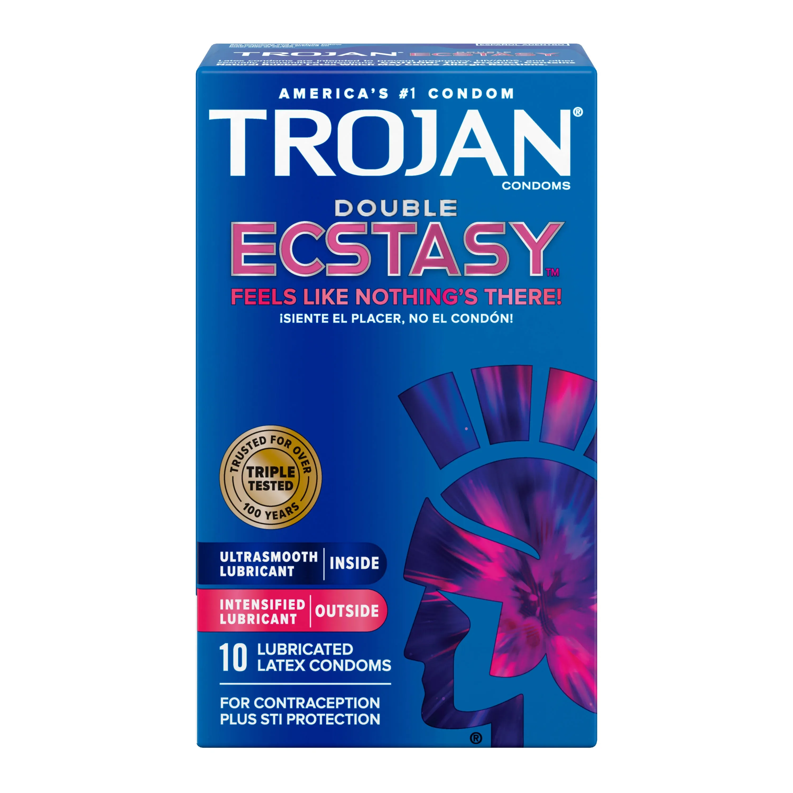 Trojan Condoms, Double Ecstasy - 10 condoms