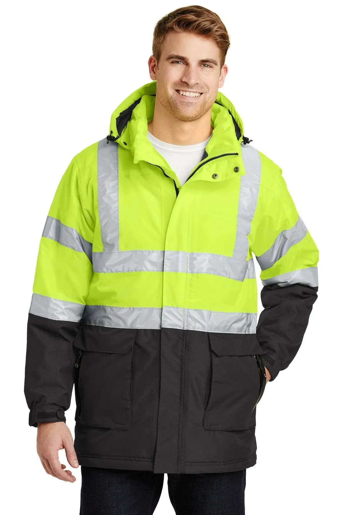 Port Authority ANSI 107 Class 3 Safety Heavyweight Parka