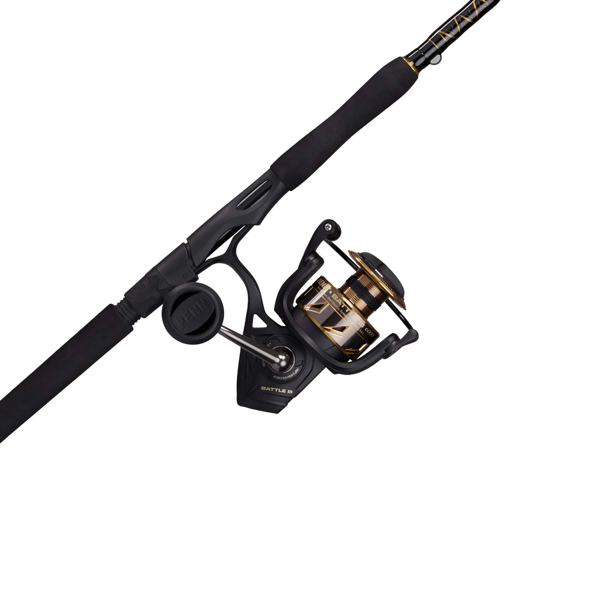 PENN Battle IV Spinning Reel and Fishing Rod Combo