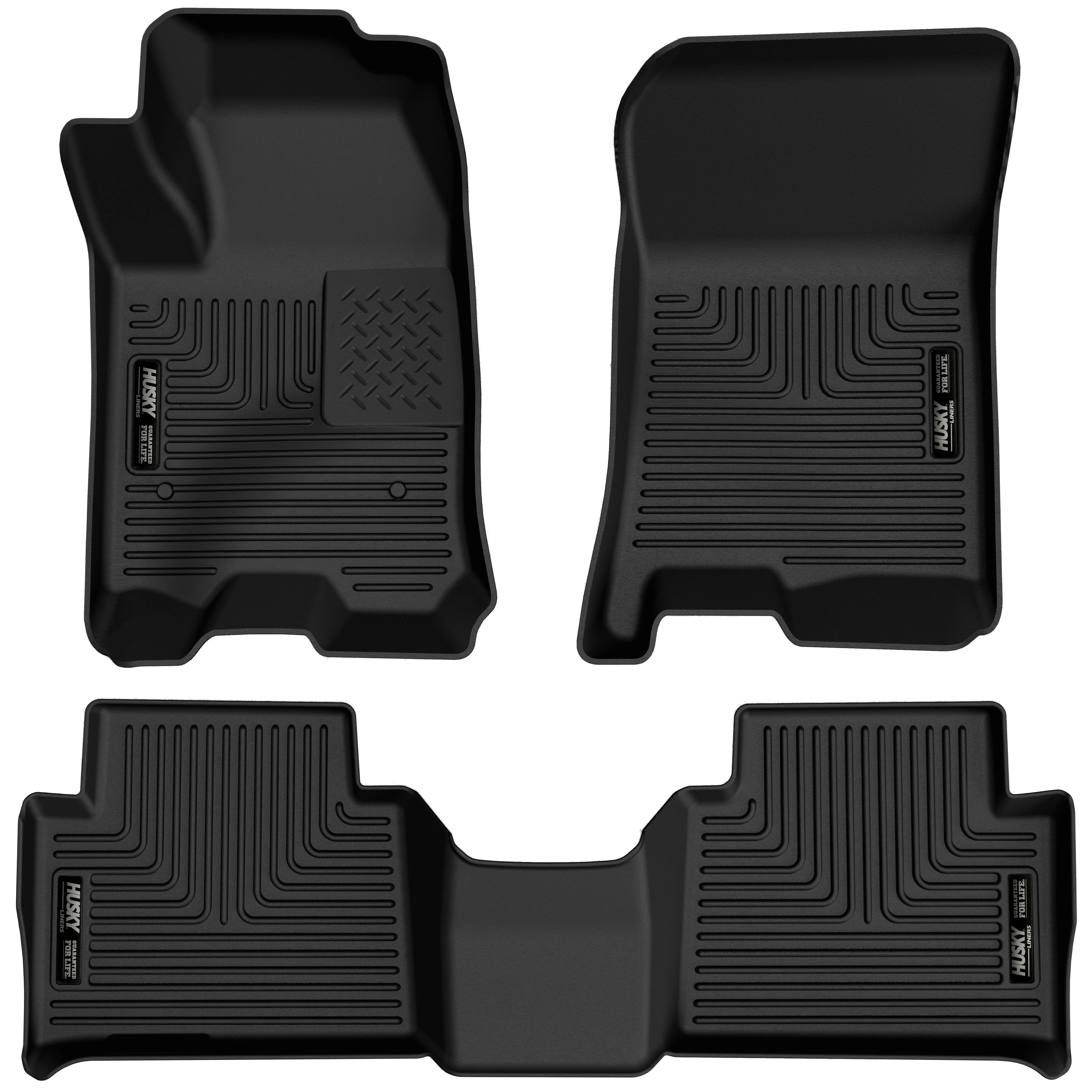 Husky Liners 2023 Chevrolet Colorado/GMC Canyon CC X-Act Contour Front &amp; 2nd Seat Floor Liners