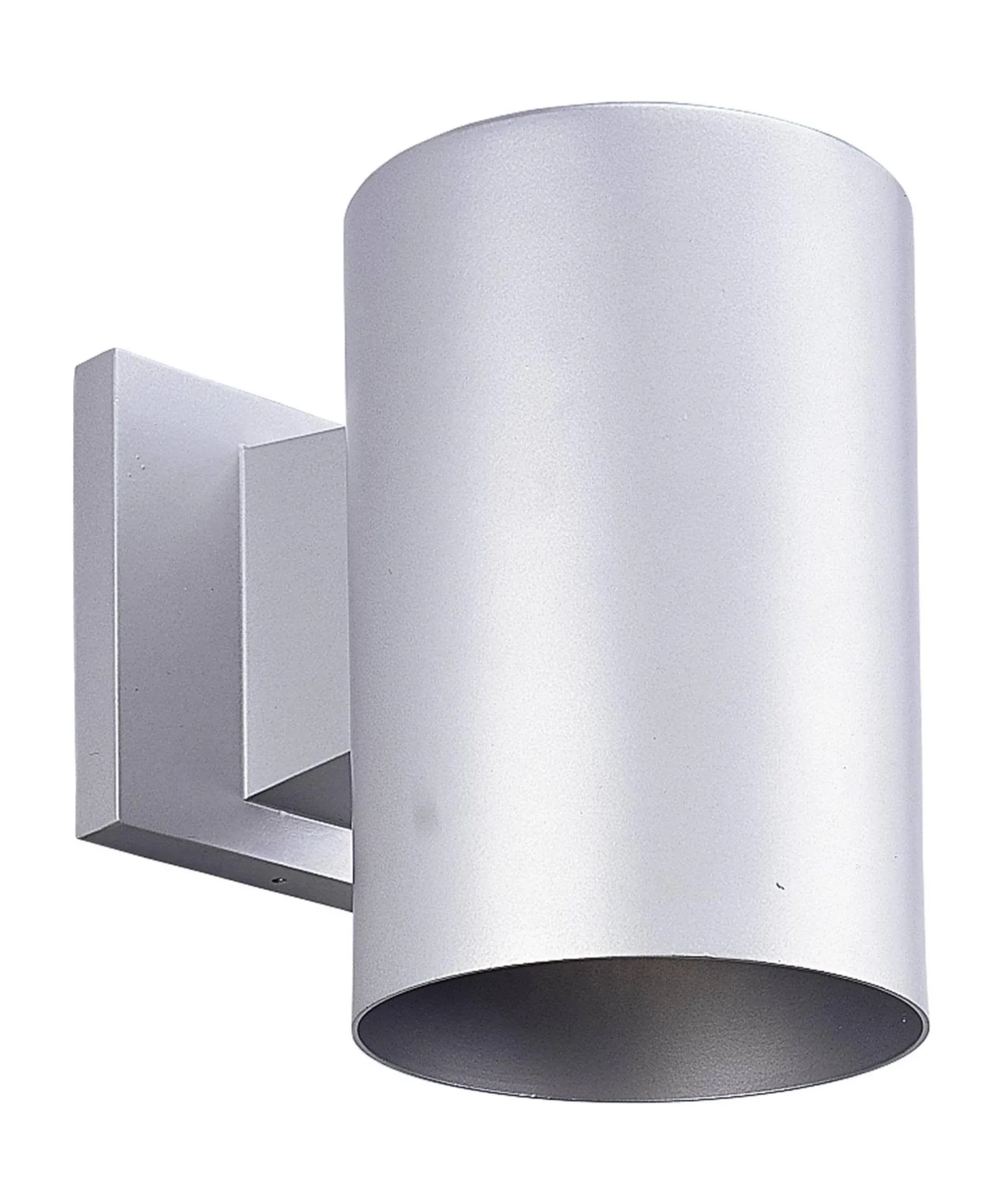 Progress Lighting P5674-82 5&#034; Cylinder Light Outdoor Wall Sconce Gray Metallic