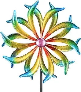 Wind Spinner Kinetic Sculpture Metal for Outdoor Yard Patio Lawn Garden Decor