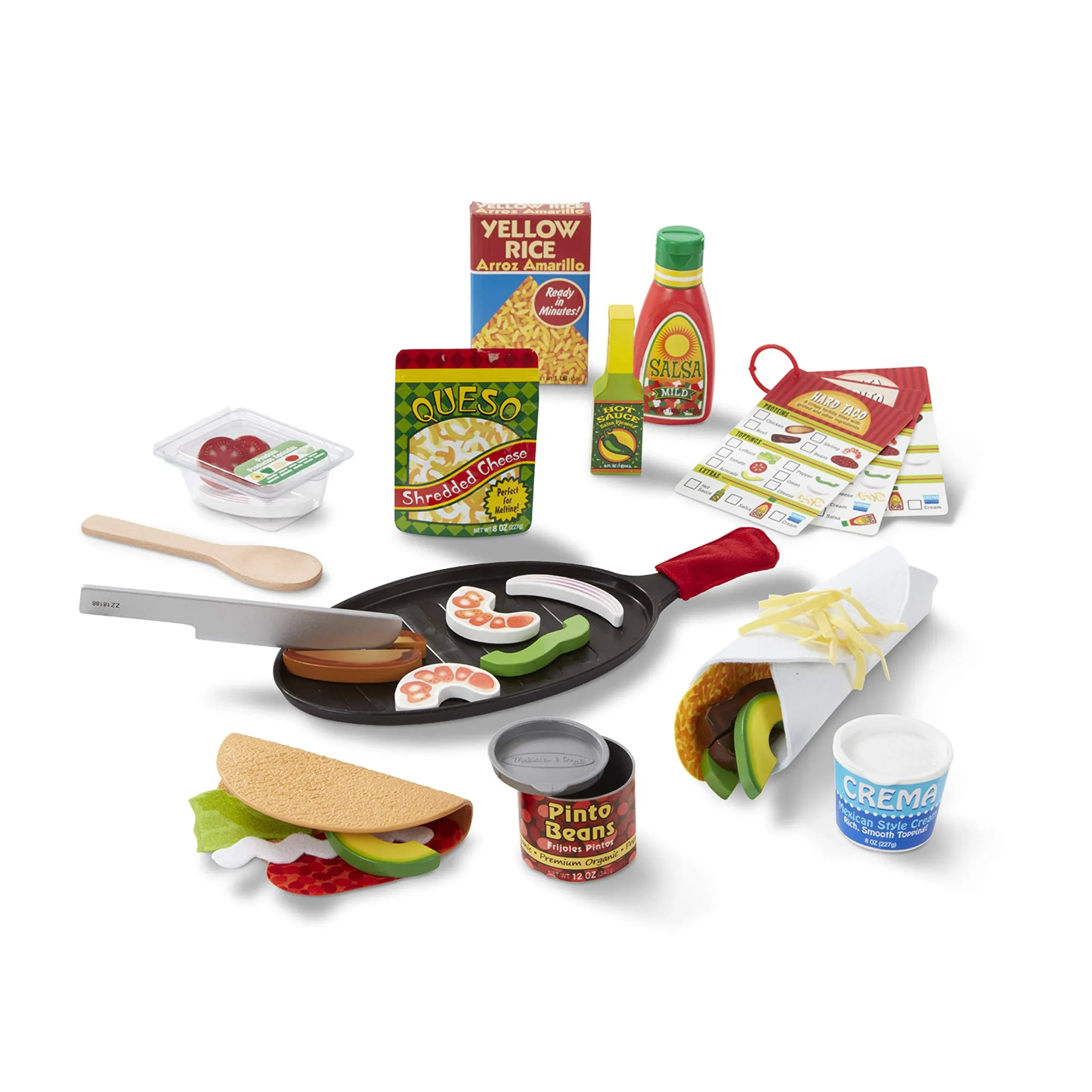 Melissa & Doug Play Set, Taco & Tortilla