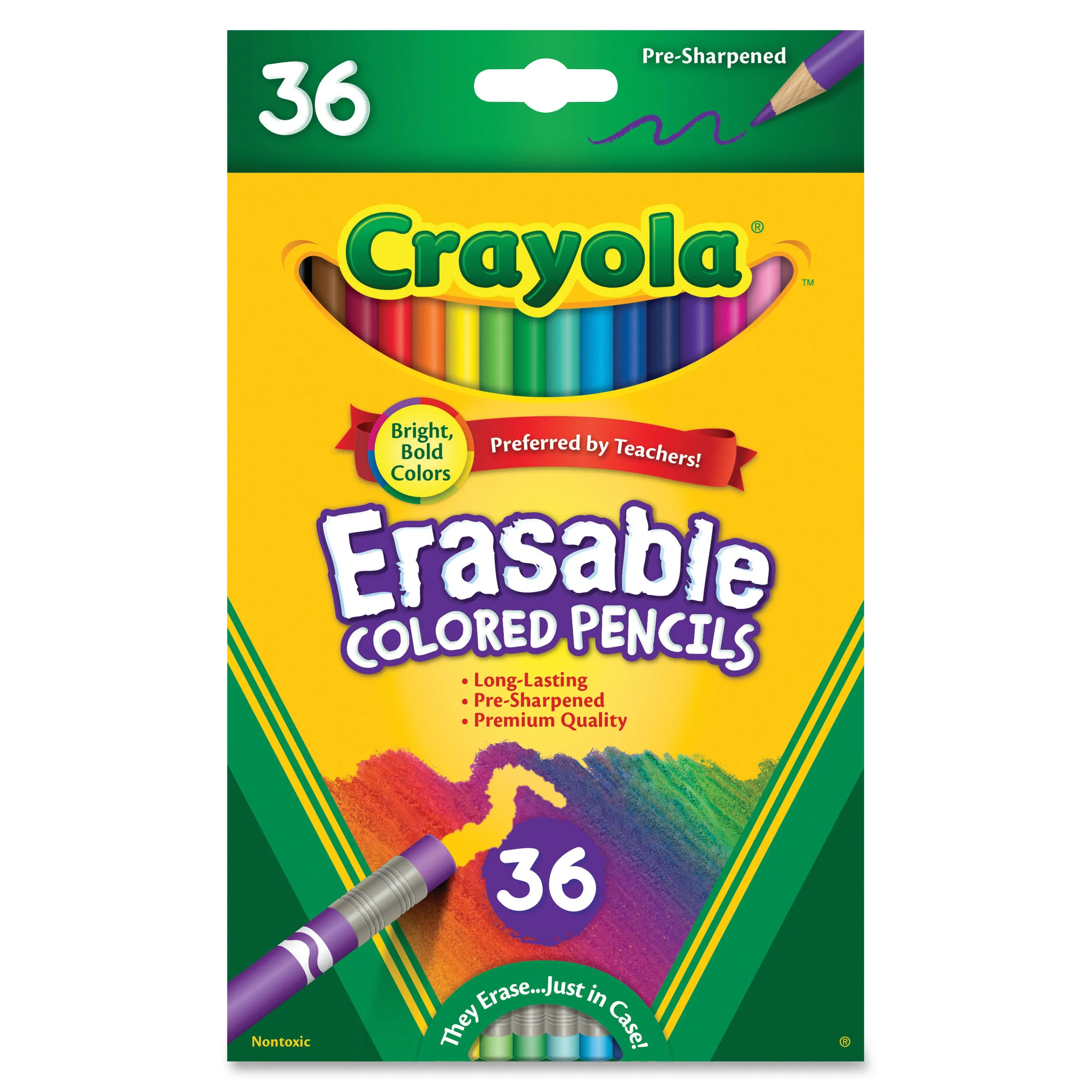 Crayola 36 ct Erasable Colored Pencils