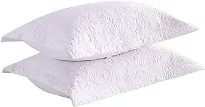 MarCielo 2-Piece Embroidered Pillow Shams