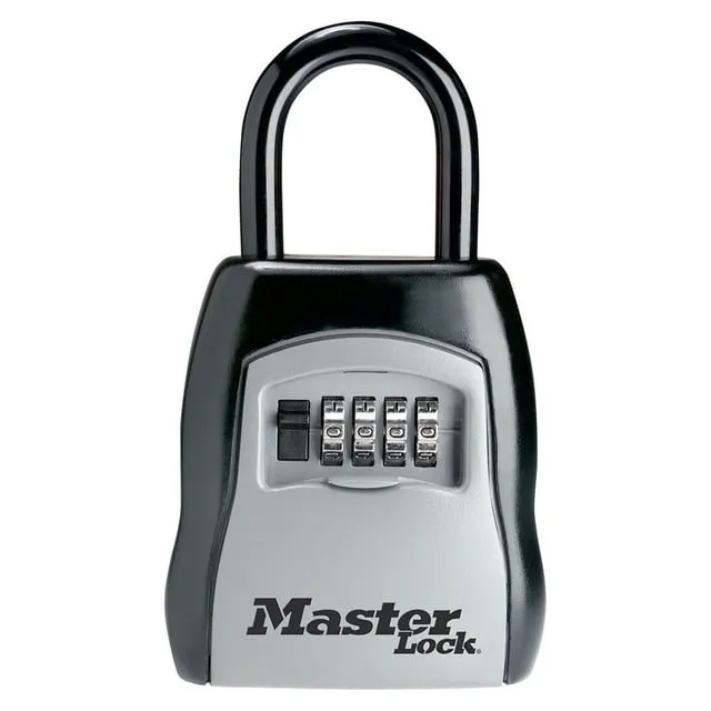 Master Lock Key Lock Box, Outdoor Lock Box for House Keys, Key Safe with Combination Lock, 5 Key Capacity