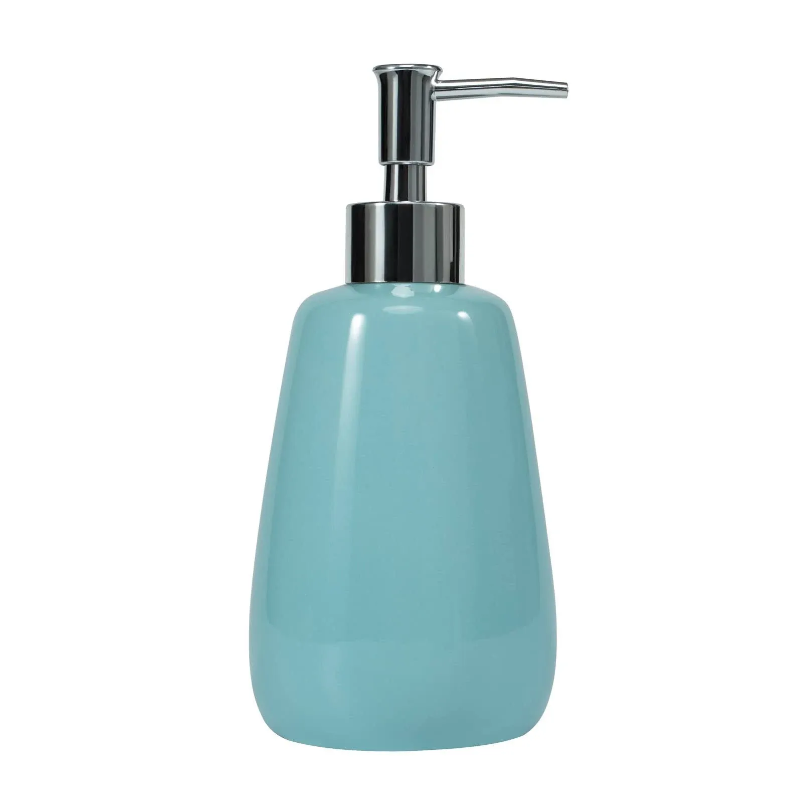 TOOZFO Cyan Hand Soap Dispenser Ceramics Bottles with Elegant Pump Top Bathroom ...