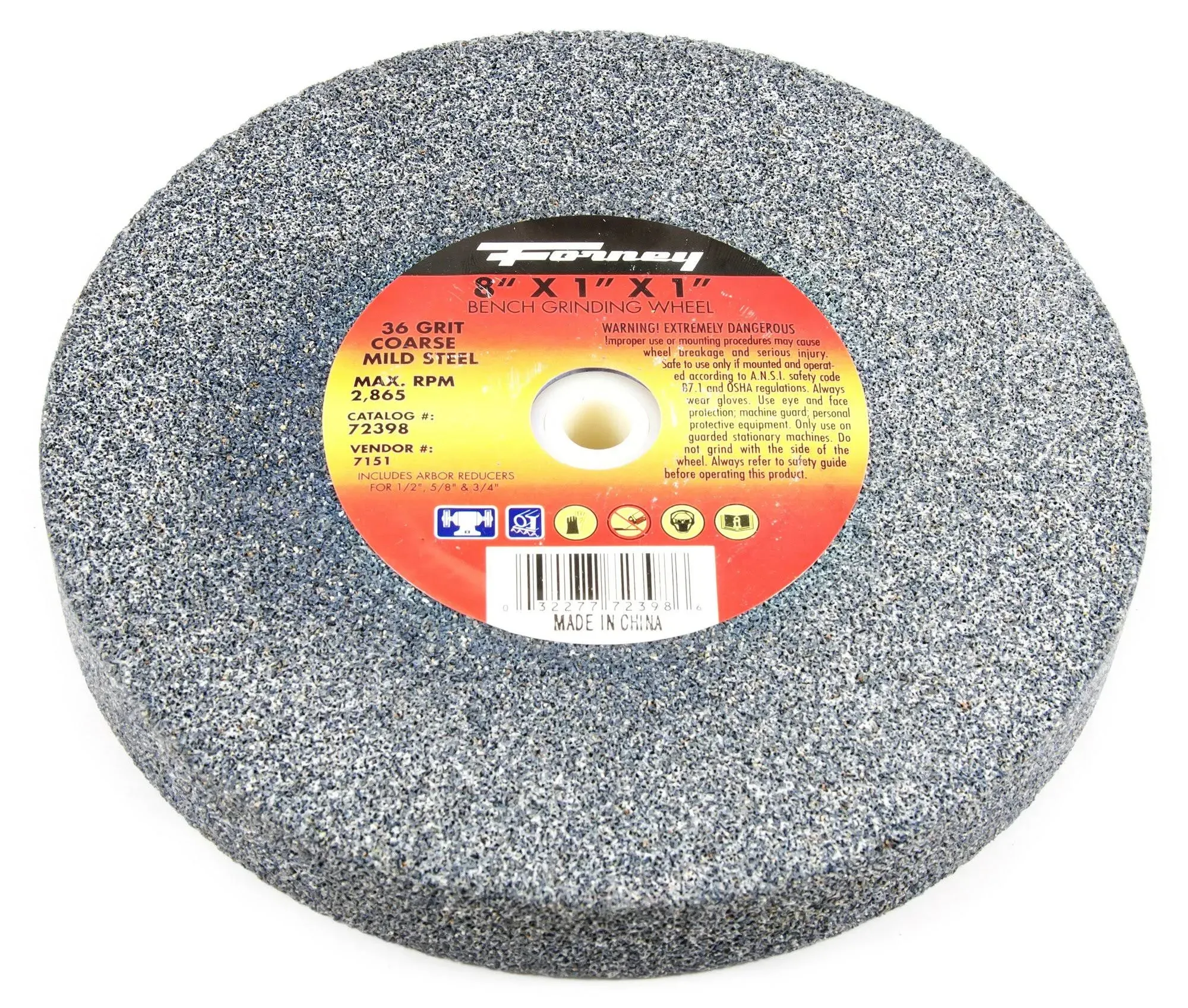 Grinding Wheel 8 inch x 1 inch Arbor 60 Grit 72397