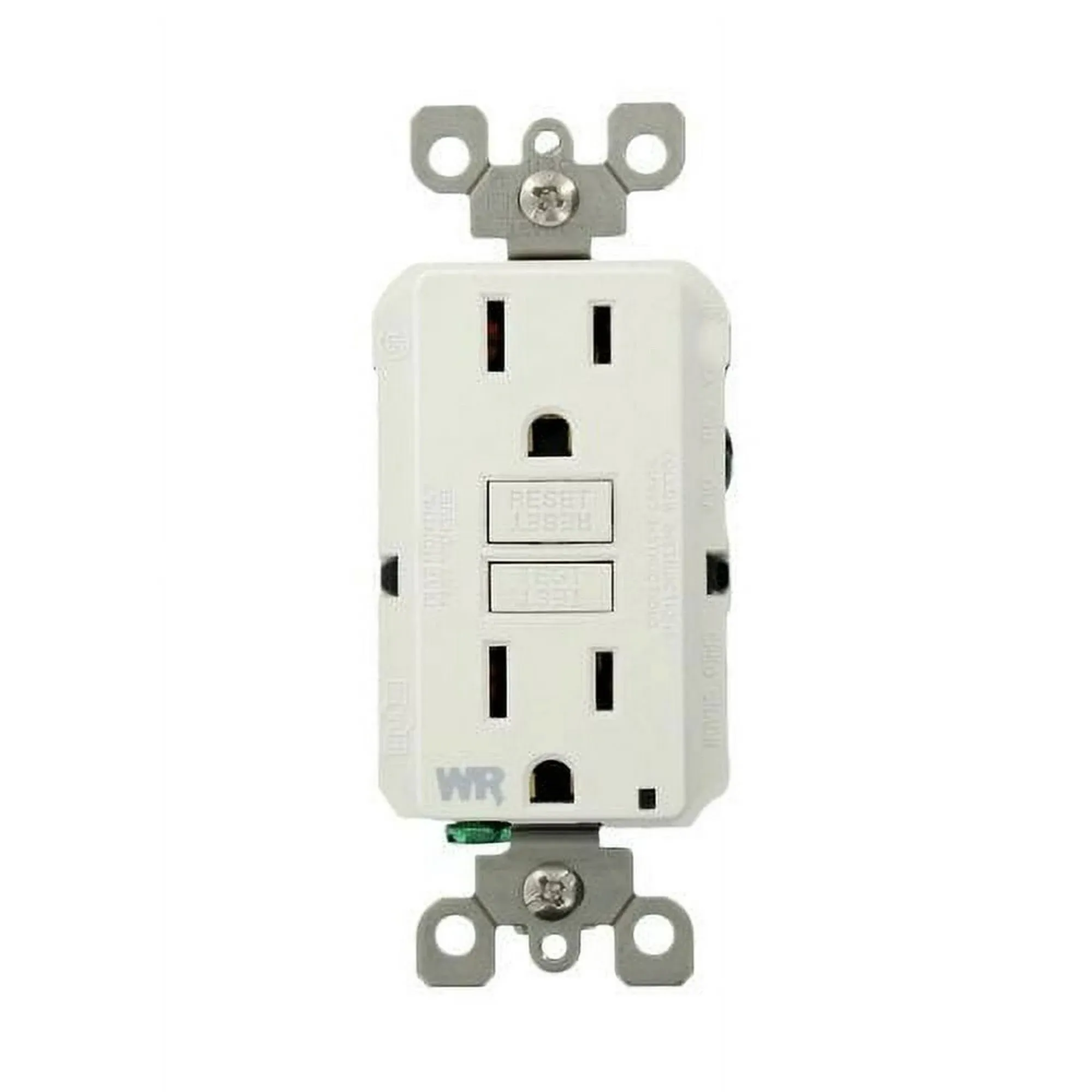 Leviton Smartlockpro Weather & Tamper-Resistant Duplex Gfci Receptacle With Led, White, Nema 5-15R, 125 Volts, 15 Amps