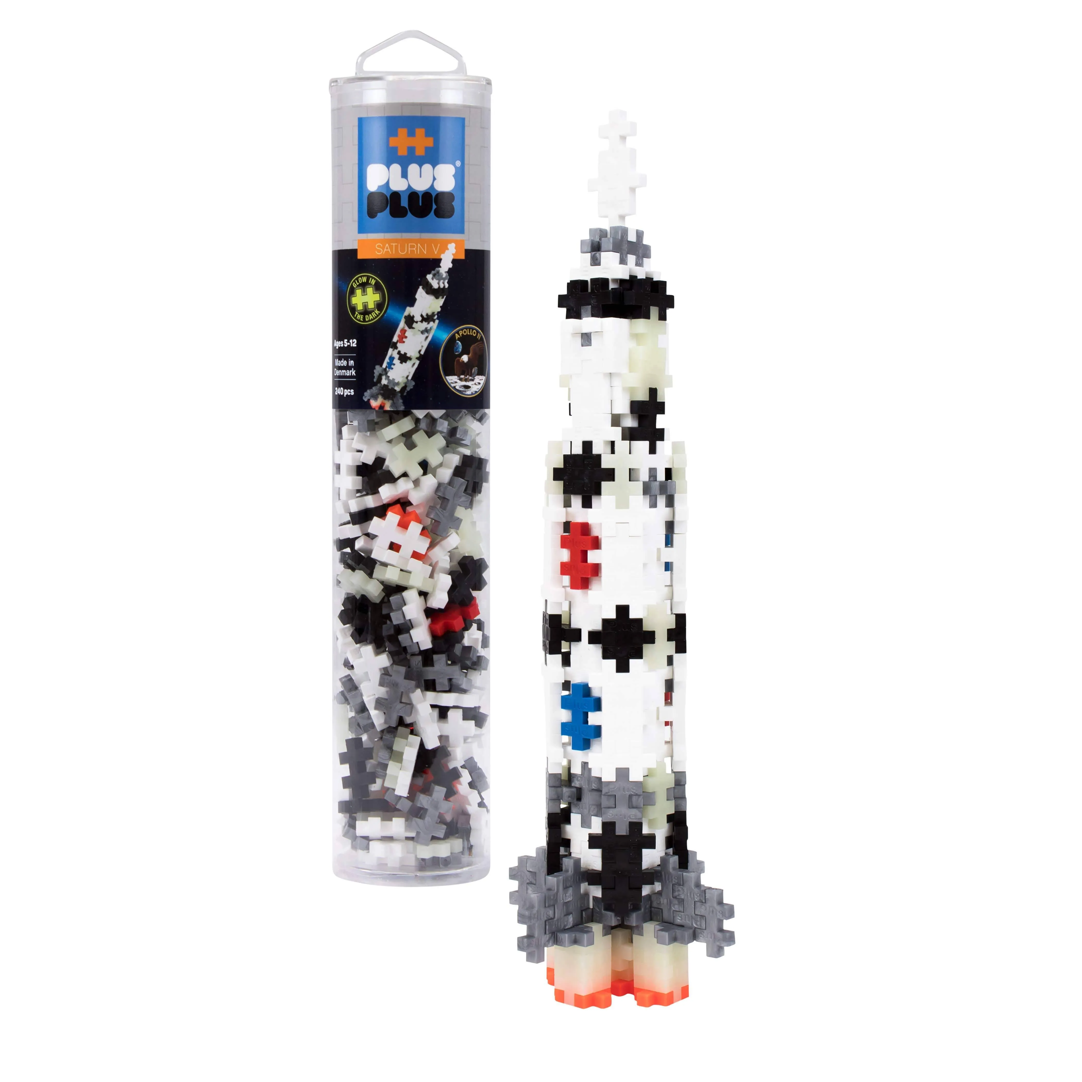 Plus-Plus 240 Piece Tube - Saturn V Rocket