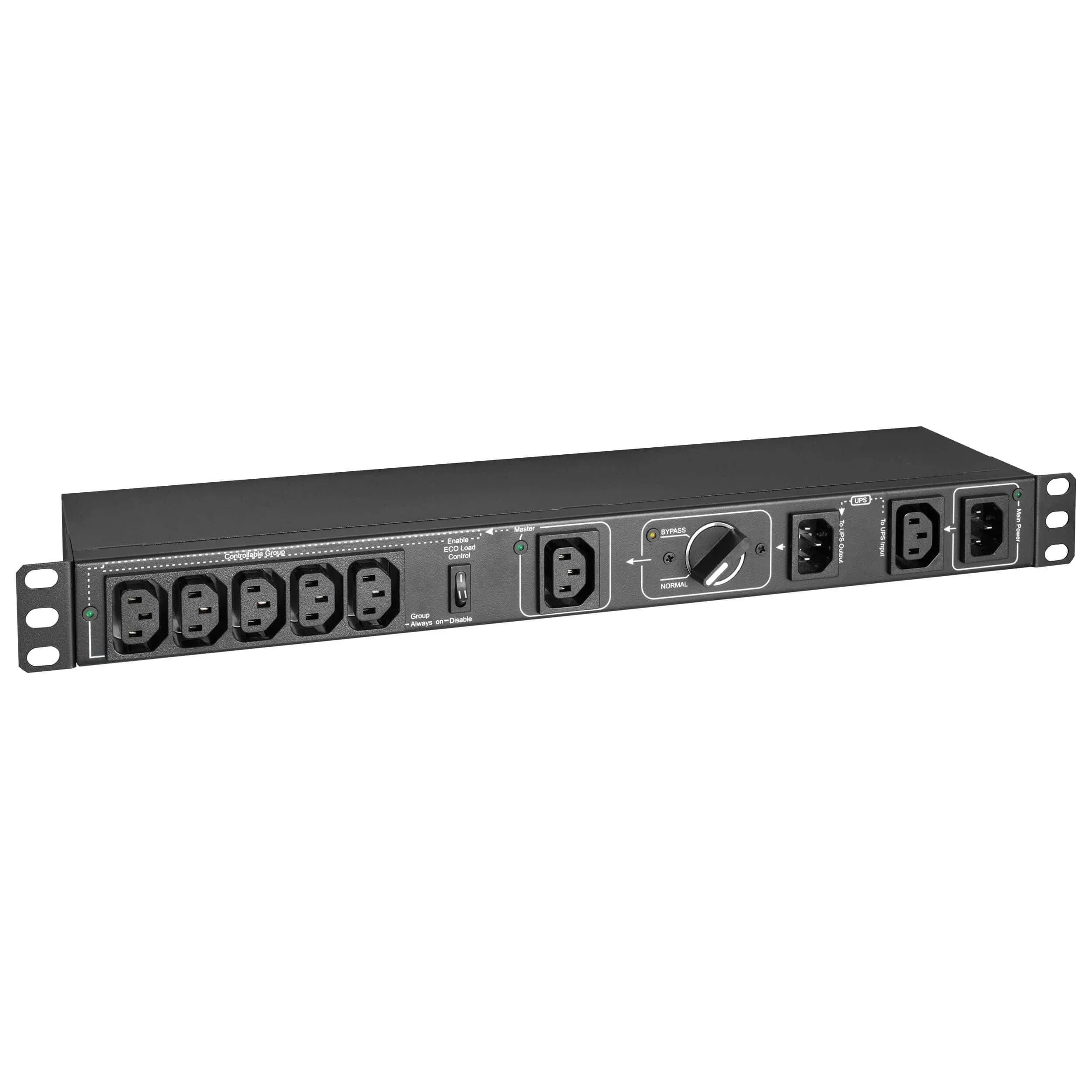 Tripp Lite PDU Hot Swap with Manual Bypass 200-240V 10A 6 C13 2 C14 1URM (PDUBHV101U)