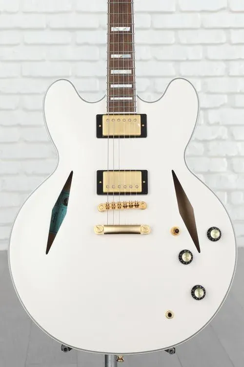 Epiphone Emily Wolfe White Wolfe Sheraton Electric Guitar Aged Bone