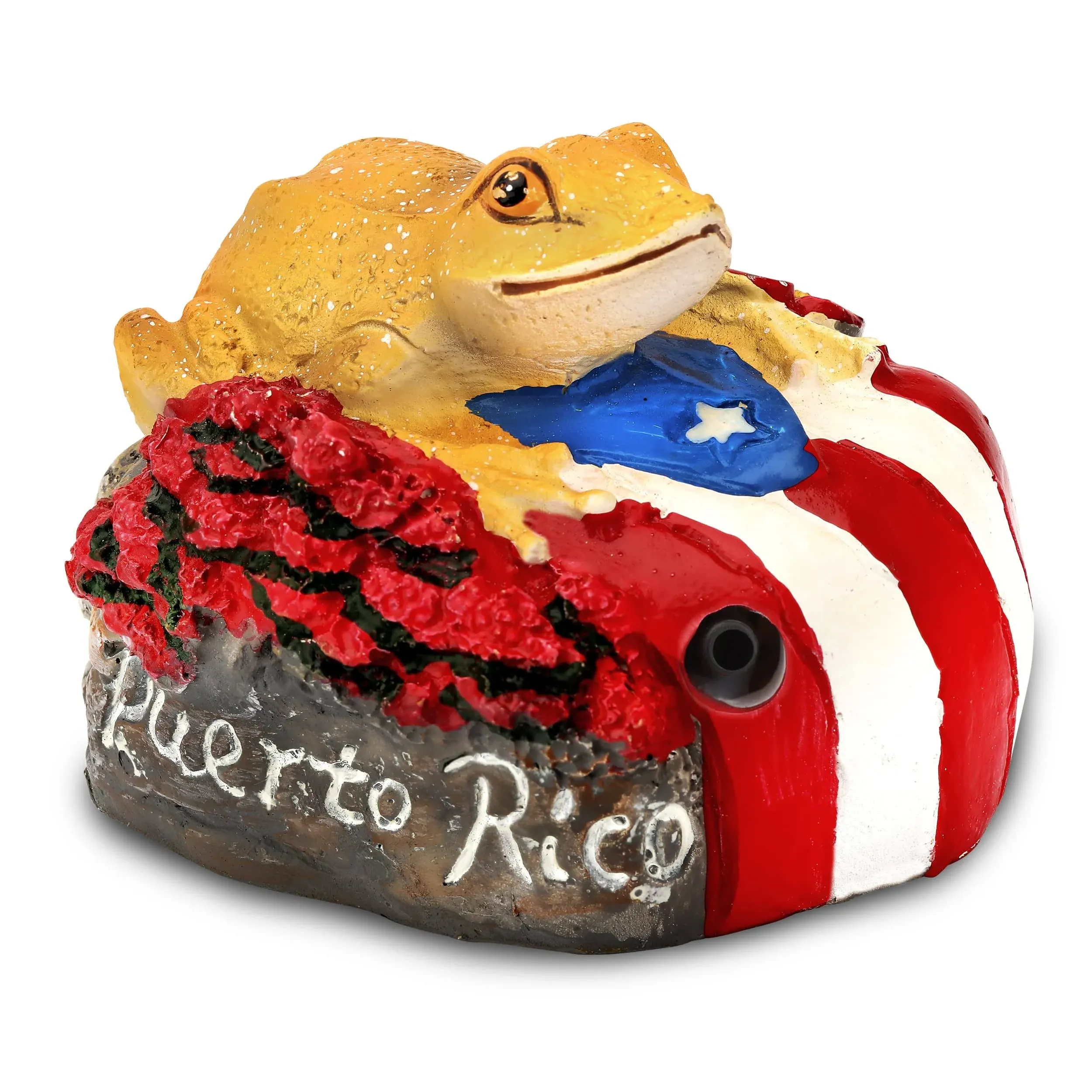 Puerto Rican Coqui with Sound- Souvenir, Motion Sensor Authentic Singing Gift- B