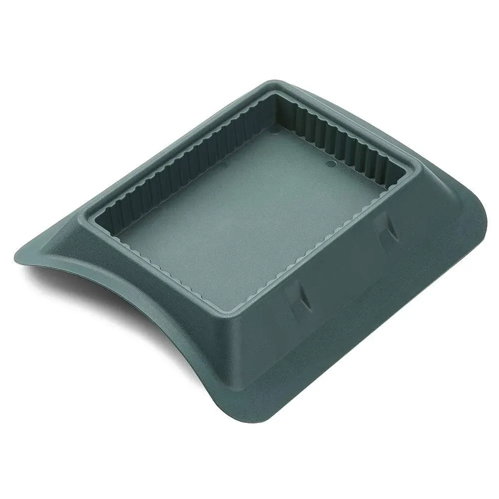 Floracraft Plastic Floral Casket Saddle 2.75 inch x 11.25 inch x 12.75 inch Green