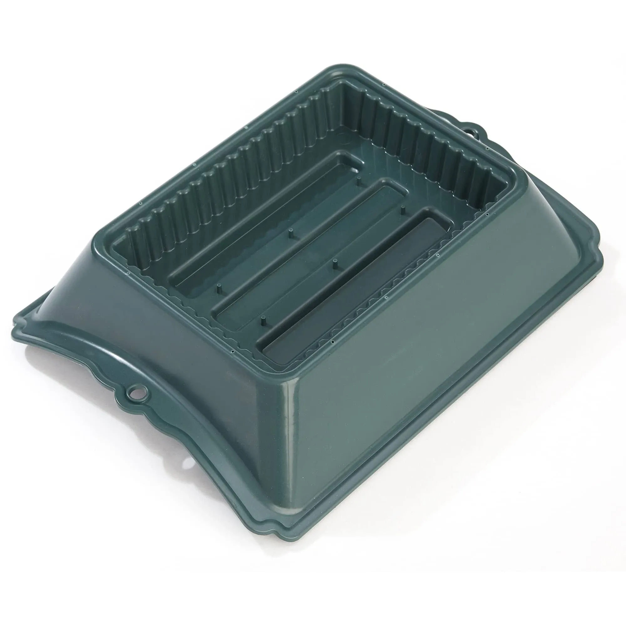 FloraCraft Plastic Floral Casket Saddle 3.5 Inch x 11.25 Inch x 14 Inch Green