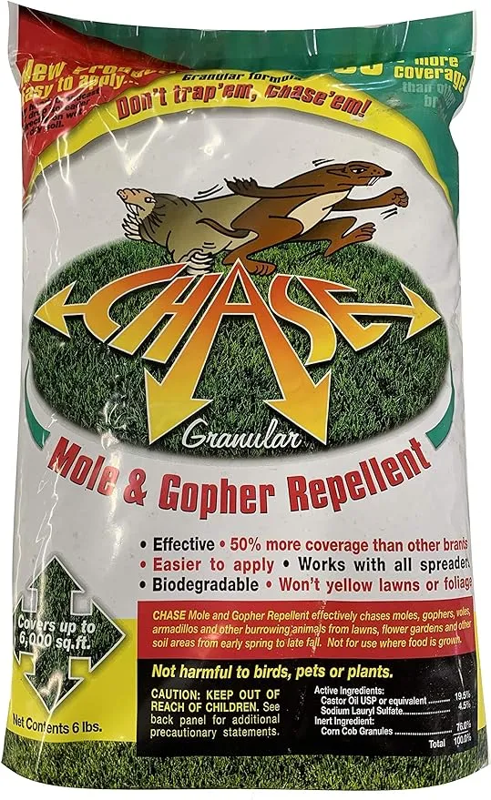 Chase Mole & Gopher Repellant 6 Lbs.