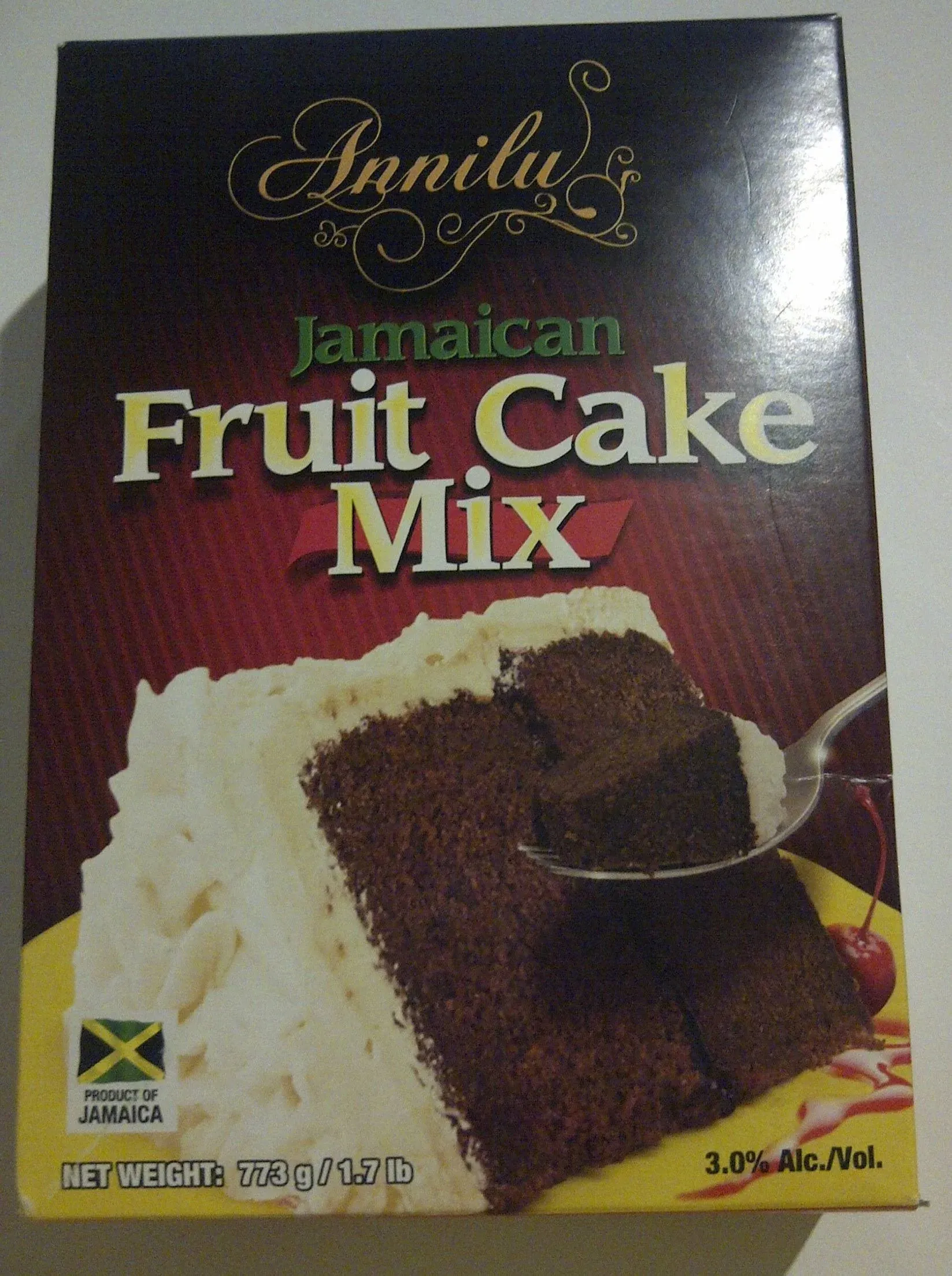 Annilu Jamaican Fruit Cake Mix - 1.7 lb