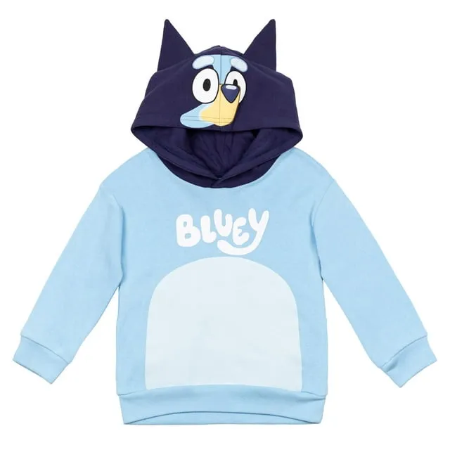 Bluey Fleece Matching Family Cosplay Pullover Hoodie