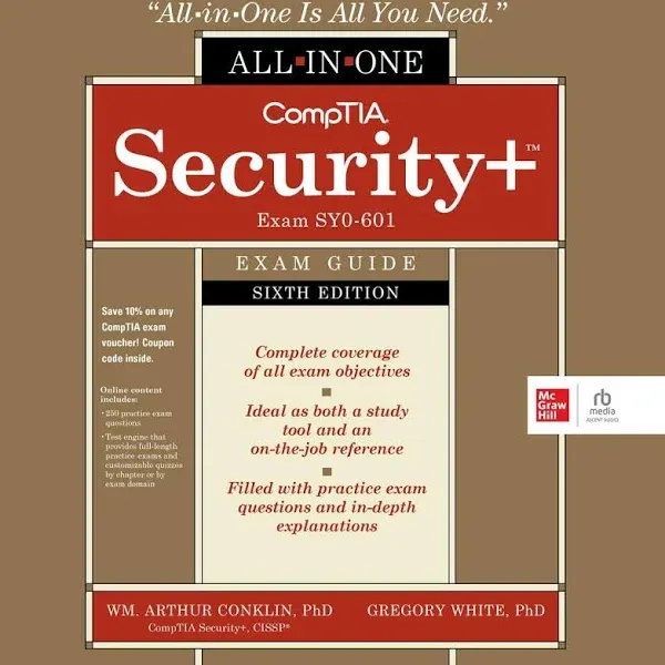 CompTIA Security+ All-in-One Exam Guide, Sixth Edition (Exam SY0-601)