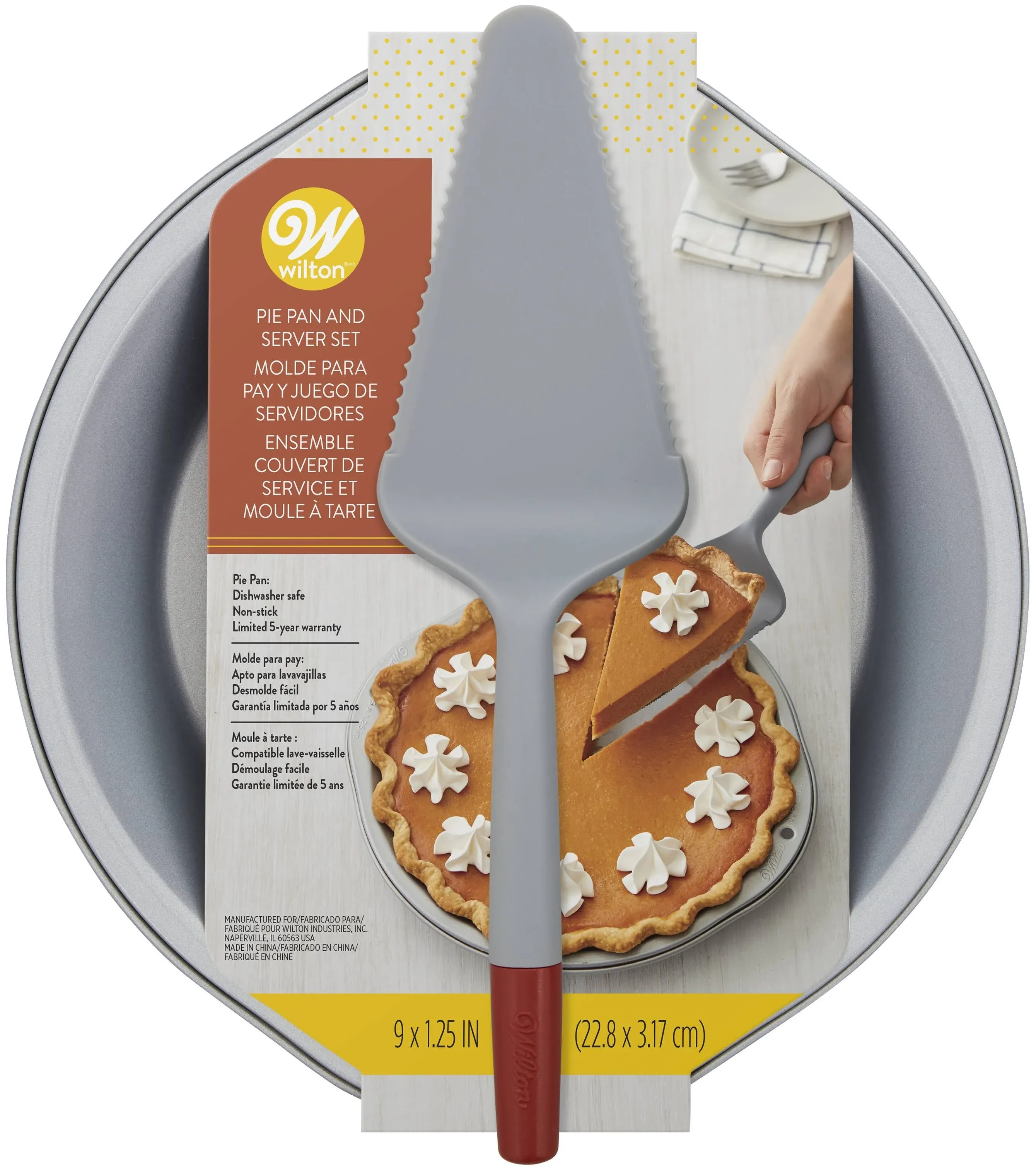 Wilton 9 Inch Pie Pan and Server Set