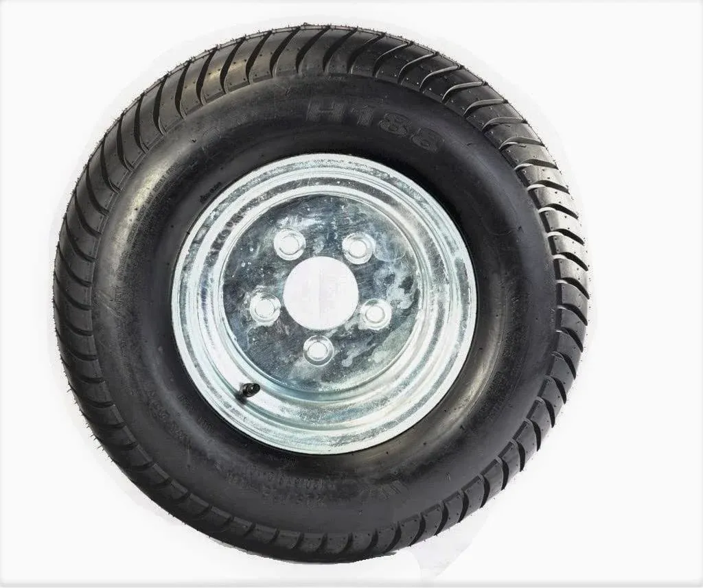 Trailer Tire on Rim 20.5x8-10 205/65-10 20.5x8.0-10 5 Lug Wheel Galvanized