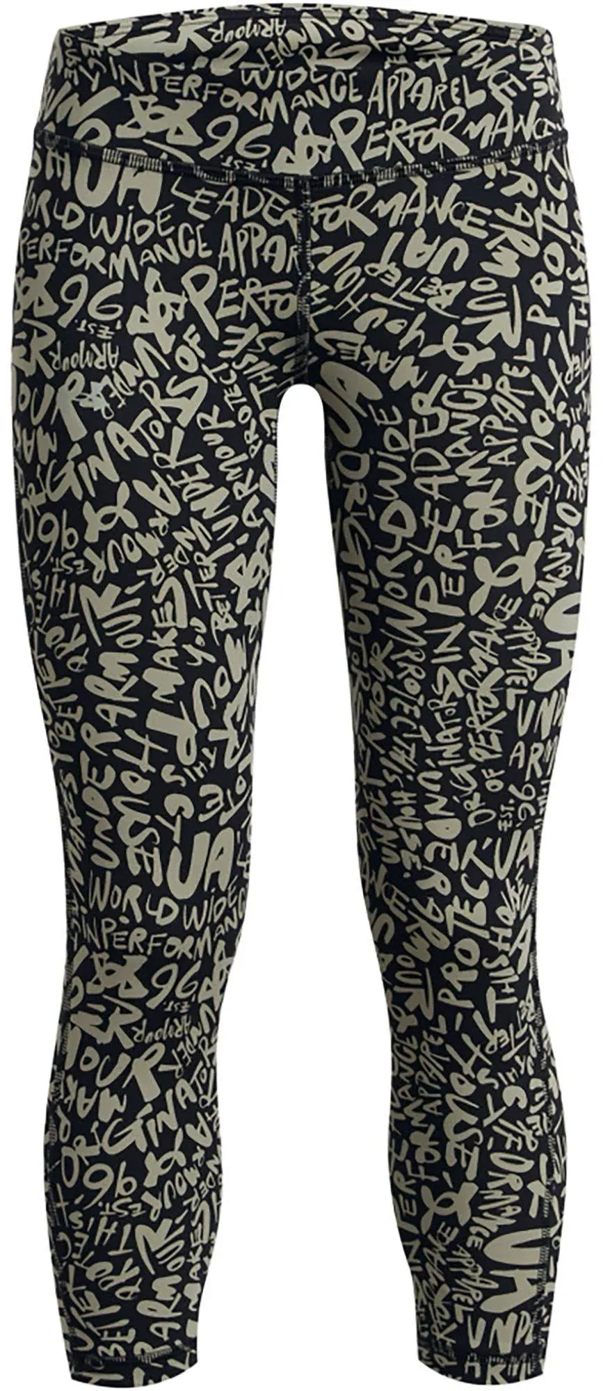 Under Armour Youth Girls Motion Printed Crop Leggings Fitted Size YouthLarge NWT