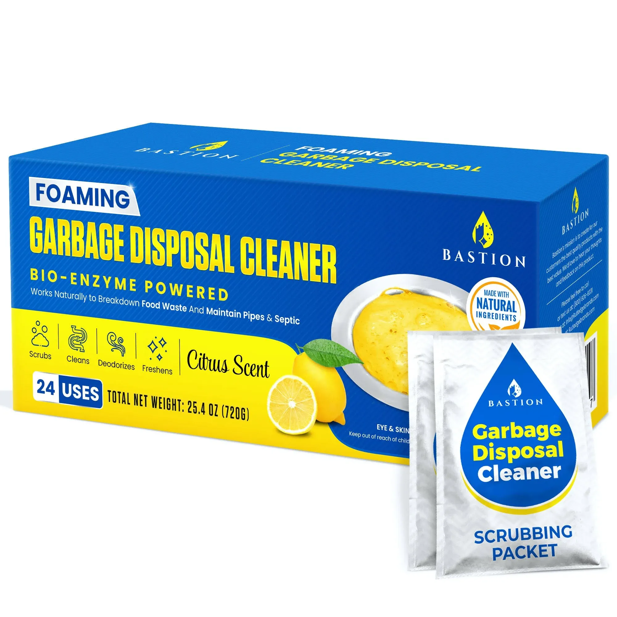 Foaming Garbage Disposal Cleaner 24-Pack