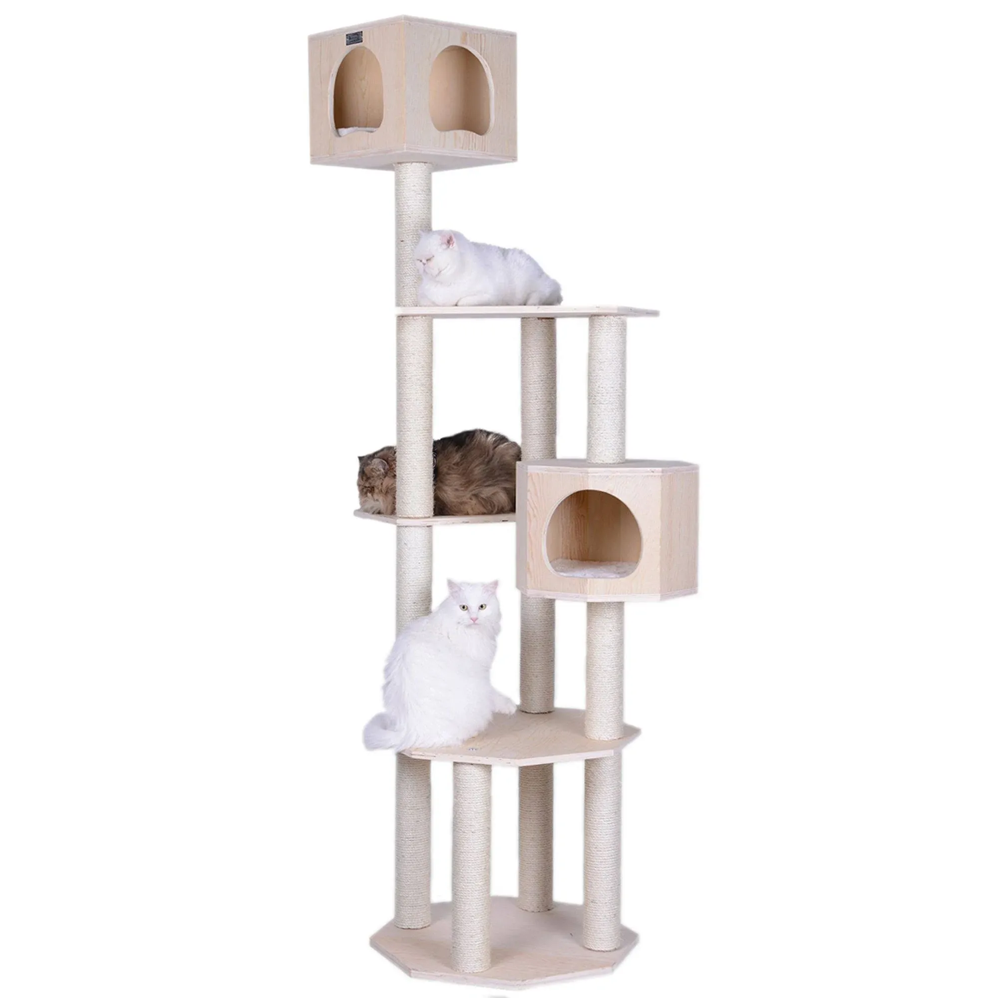 Armarkat Premium Pinus Sylvestris Wood Cat Tree S8502